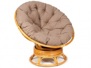 Кресло-качалка Papasan w 23/01 B с подушкой Honey, экошерсть Коричневый в Усолье - usole.магазин96.com | фото