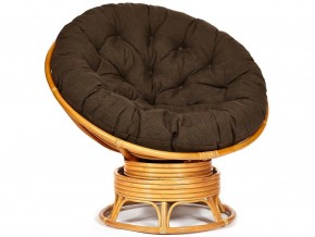 Кресло-качалка Papasan w 23/01 B с подушкой Honey, ткань Коричневый в Усолье - usole.магазин96.com | фото