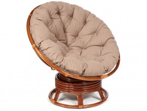 Кресло-качалка Papasan w 23/01 B с подушкой Pecan, экошерсть Коричневый в Усолье - usole.магазин96.com | фото