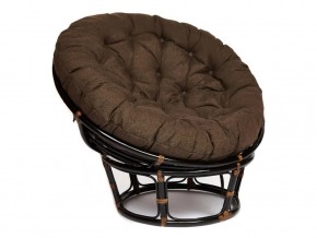 Кресло Papasan 23/01 W с подушкой Antique brown, ткань Коричневый в Усолье - usole.магазин96.com | фото