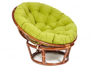 Кресло Papasan 23/01 W с подушкой Pecan, флок Олива в Усолье - usole.магазин96.com | фото