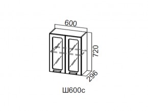 Ш600с/720 Шкаф навесной 600/720 (со стеклом) в Усолье - usole.магазин96.com | фото