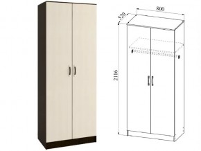 Шкаф 2 двери Ронда ШКР800.1 венге/дуб белфорт в Усолье - usole.магазин96.com | фото