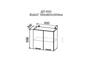 Шкаф верхний ДП600мм с 2-мя дверками в Усолье - usole.магазин96.com | фото